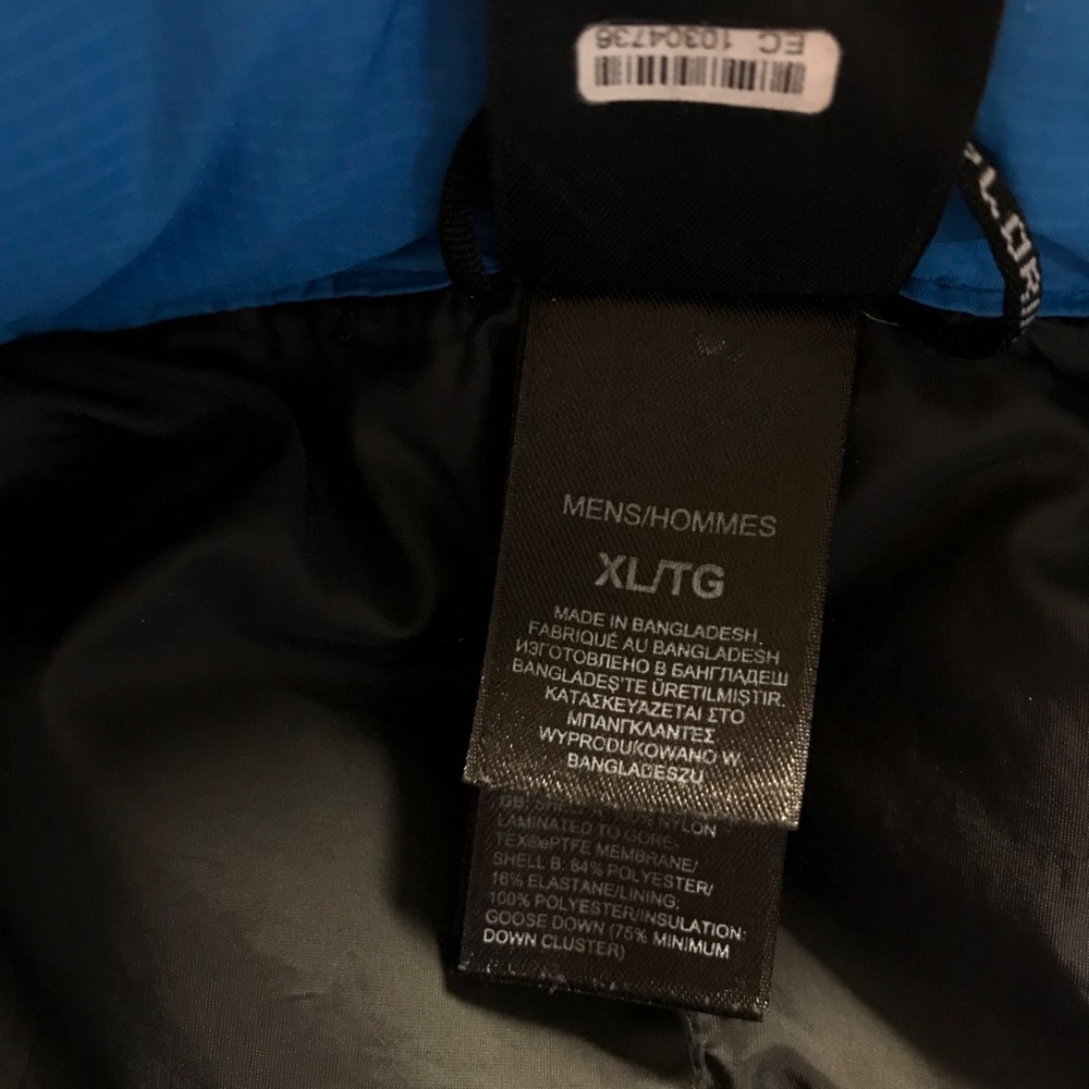 The North Face 700 Summit Series‎ Down Jacket Mens XL Blue Goose Puffer Nylon - Picture 4 of 14